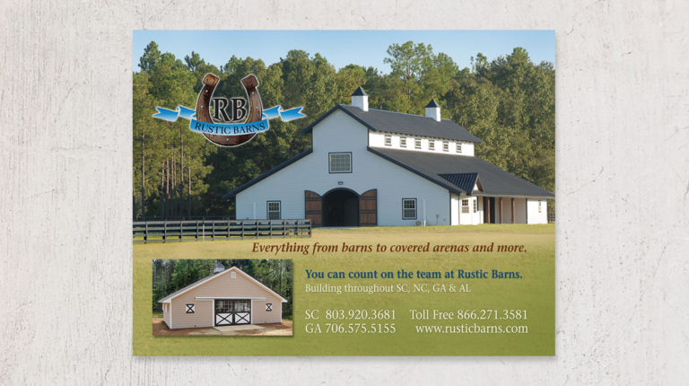 Rustic Barns Ad Design